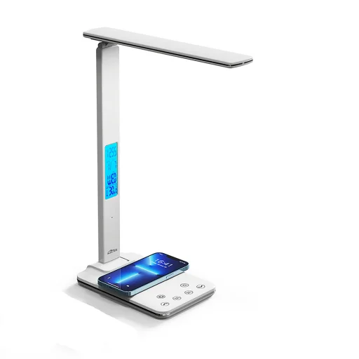 Media-Tech MT222 Leditou LED stolná lampa s bezdrôtovou nabíjačkou - 6