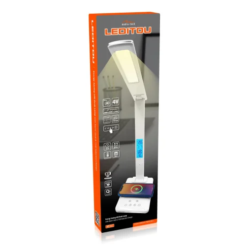 Media-Tech MT222 Leditou LED stolná lampa s bezdrôtovou nabíjačkou - 10