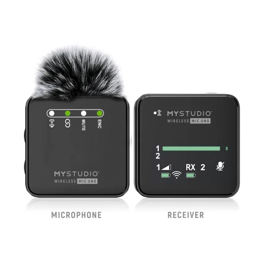 Easypix MyStudio Wireless Mic Uno 62023 bezdrôtový klopový mikrofón - 2