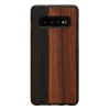 MAN&WOOD Samsung Galaxy S10 puzdro s ebenovo čiernym dreveným vzorom thumbnail