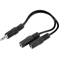 Sandberg 502-16 3,5 mm MiniJack elosztó 1-ről 2-re