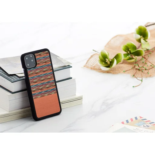 MAN&WOOD iPhone 11 Pro Max browny check black kryt - 4