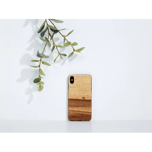 MAN&WOOD iPhone XS Max terra black tok - 3