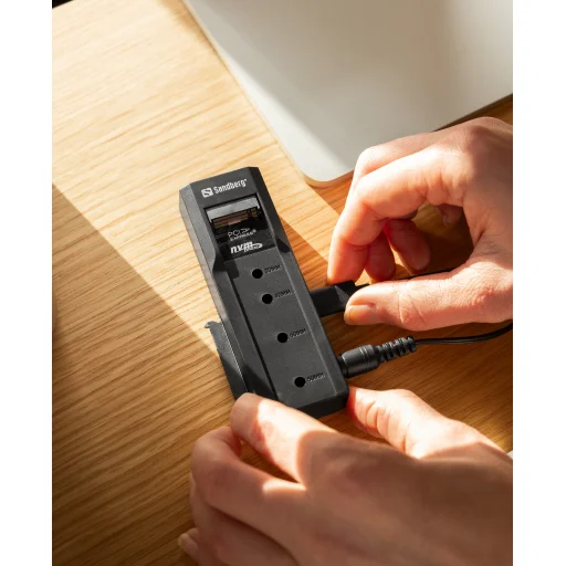 Sandberg 136-49 USB 3.2 klonovacia a dokovacia stanica pre M.2 + NVMe + SATA disky - 8