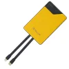 Tellur Power Bank 10000mAh so zabudovanými káblami USB-C + Lightning, žltá thumbnail