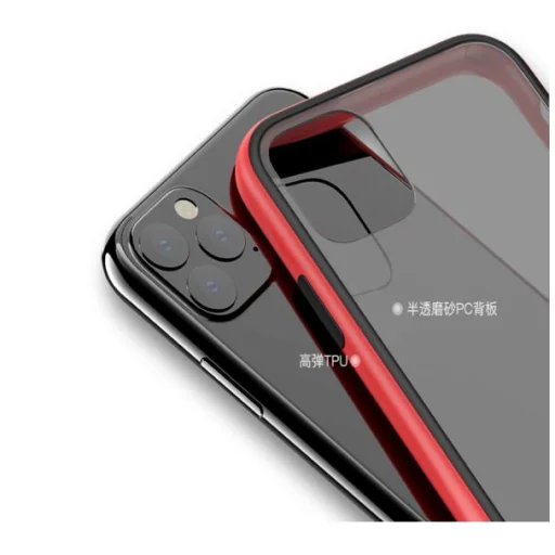 Comma Joy elegantné nárazuvzdorné puzdro pre iPhone 11 Pro Max, čierne - 2