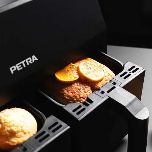 Petra PT4750BLKVDEEU7 Dual Air Black teplovzdušná fritéza - 4