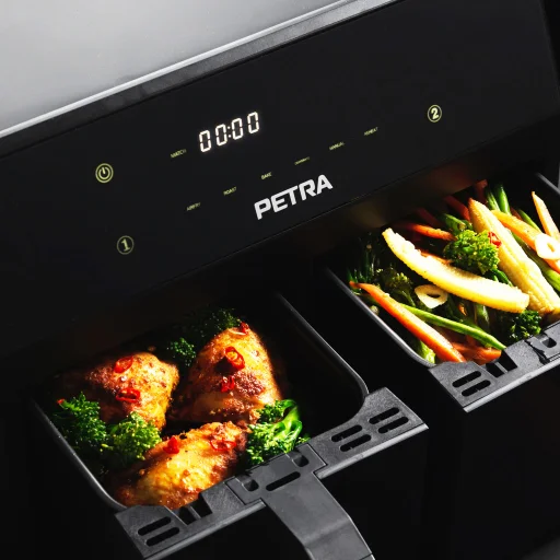 Petra PT4750BLKVDEEU7 Dual Air Black teplovzdušná fritéza - 10