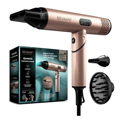 Revamp DR-6400GD-EU Dynamic Radiance x Shine sušič vlasov zlatý - 1