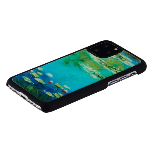 iKins iPhone 11 Pro flipové puzdro lekná čierne - 2