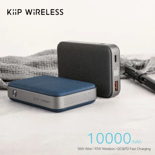 Orsen EW35 bezdrôtová powerbanka 10000mAh čierna - 9