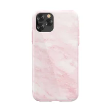 Devia Marble Series iPhone 11 Pro Max ružové puzdro
