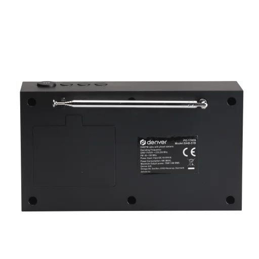 Denver DAB-51B Black rádio - 5