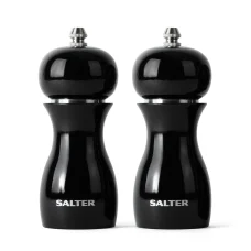 Salter 7613 BKXRA čierna sada mlynčekov na soľ a korenie