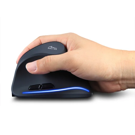 Media-Tech MT1123 Vertic RF bezdrôtová ergonomická vertikálna myš - 2