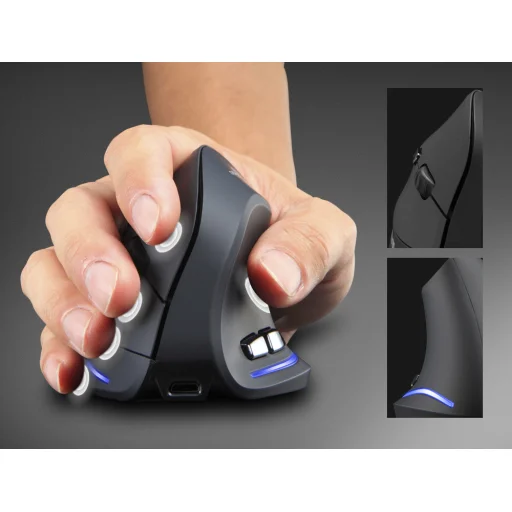 Media-Tech MT1123 Vertic RF bezdrôtová ergonomická vertikálna myš - 4