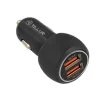 Tellur Dual USB autonabíjačka s QC 3.0, 6A, čierna thumbnail