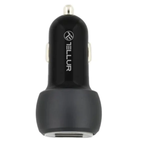 Tellur Dual USB autonabíjačka s QC 3.0, 6A, čierna - 4