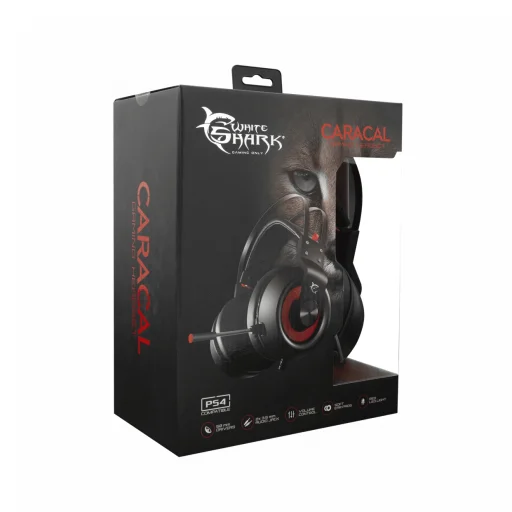 Herný headset White Shark GH-1949 Caracal - 7