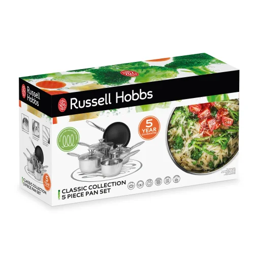 Russell Hobbs BW06572EU72 Classic Collection 5-dielna súprava riadu z nehrdzavejúcej ocele - 10