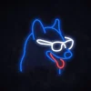Manta SNL69MT Style Neon Lights DOG WITH GLASSES dekoračná lampa thumbnail