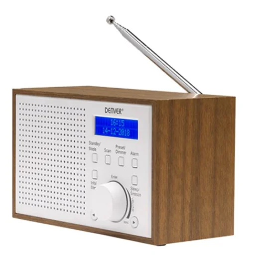 Denver DAB-46W biele digitálne rádio - 3