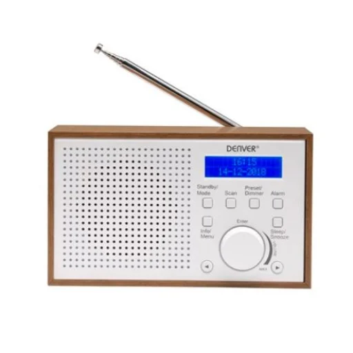 Denver DAB-46W biele digitálne rádio - 1