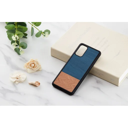 MAN&WOOD Galaxy S20+ denim black puzdro - 3