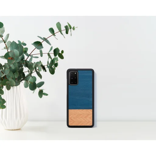MAN&WOOD Galaxy S20+ denim black puzdro - 5