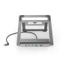 Hama 00200139 Connect2Office USB-C dokovacia stanica so stojanom, 12 portov, 100 W, sivá thumbnail