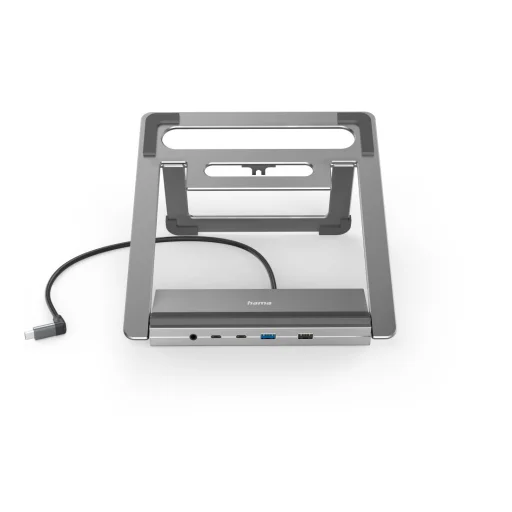 Hama 00200139 Connect2Office USB-C dokovacia stanica so stojanom, 12 portov, 100 W, sivá - 3