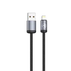 Tellur Minimalist USB–Lightning kábel 3A 1 m čierny
