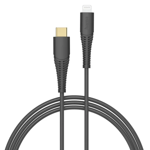 Hama 00201602 USB-C - Lightning nabíjací a synchronizačný kábel 1,5 m čierny - 2