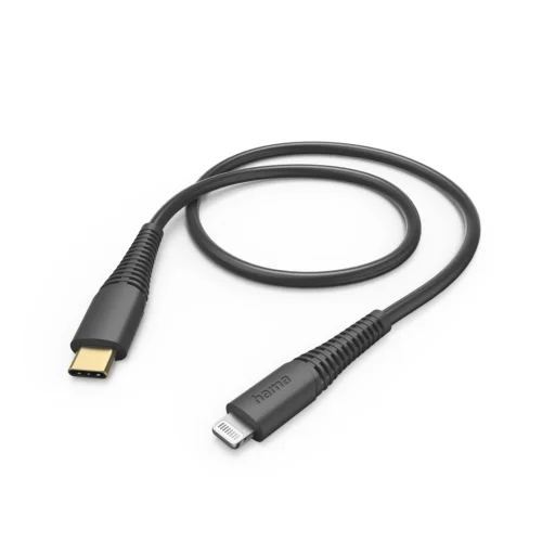 Hama 00201602 USB-C - Lightning nabíjací a synchronizačný kábel 1,5 m čierny - 1