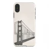 MAN&WOOD iPhone X/XS fliptok fekete tok thumbnail