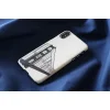 MAN&WOOD iPhone X/XS fliptok fekete tok thumbnail