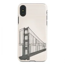 MAN&WOOD iPhone X/XS flipové puzdro čierne