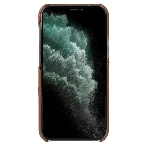 Krusell Sunne CardCover Apple iPhone 12 mini kožené puzdro vintage koňakovo hnedé (62154) - 2