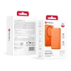 Forcell F-Energy Slim F5K9 QC4.0 PD3.0 15W 5000 mAh MagSafe-kompatibilis powerbank narancssárga thumbnail