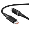 Hoco U153 Extreme čierny Type-C USB-C - Type-C USB-C PD 5A 100W kábel 1,2 m thumbnail