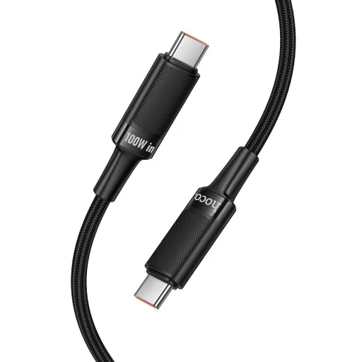 Hoco U153 Extreme čierny Type-C USB-C - Type-C USB-C PD 5A 100W kábel 1,2 m - 2