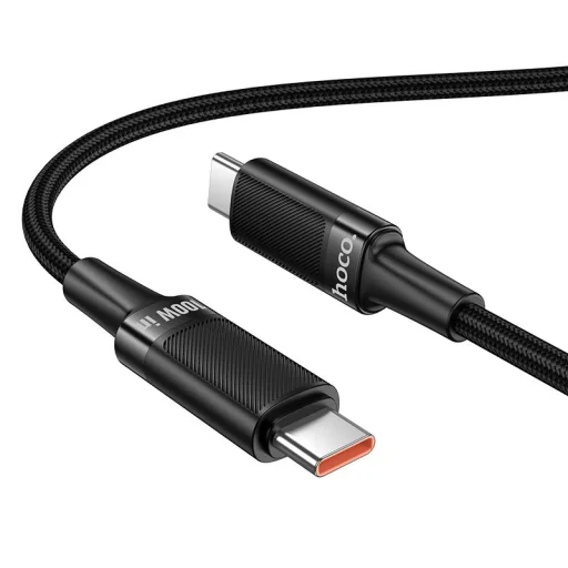 Hoco U153 Extreme čierny Type-C USB-C - Type-C USB-C PD 5A 100W kábel 1,2 m - 4