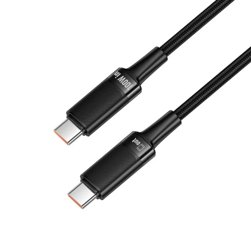 Hoco U153 Extreme čierny Type-C USB-C - Type-C USB-C PD 5A 100W kábel 1,2 m - 5