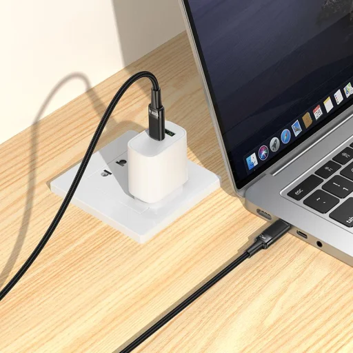 Hoco U153 Extreme čierny Type-C USB-C - Type-C USB-C PD 5A 100W kábel 1,2 m - 8
