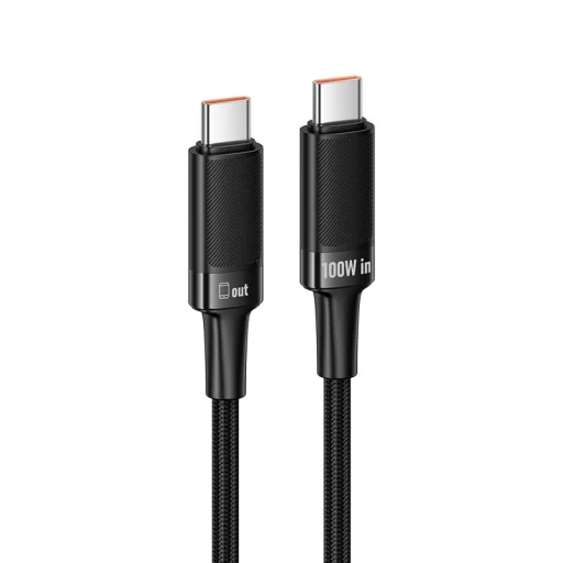 Hoco U153 Extreme čierny Type-C USB-C - Type-C USB-C PD 5A 100W kábel 1,2 m - 1