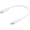 Sandberg 136-30 nabíjací kábel USB-C – USB-C biely, 0,2 m thumbnail