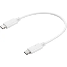 Sandberg 136-30 nabíjací kábel USB-C – USB-C biely, 0,2 m