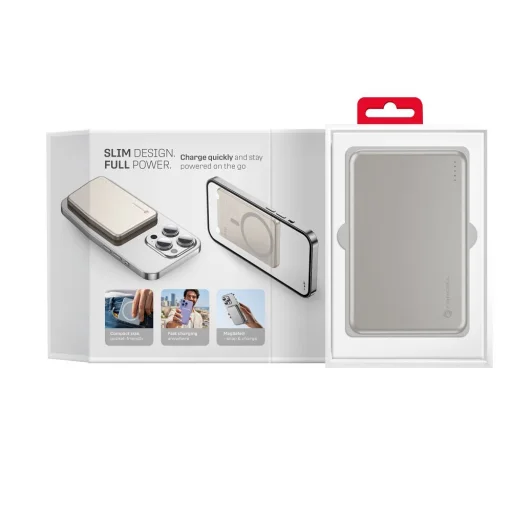 Forcell F-Energy Slim F5K9 QC4.0 PD3.0 15W 5000 mAh powerbanka kompatibilná s MagSafe oblačný tanečník - 11