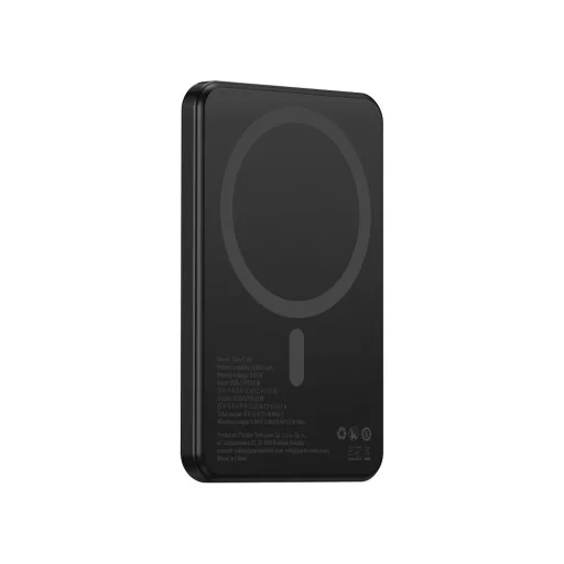 Forcell F-Energy Slim F5K9 QC4.0 PD3.0 15W 5000 mAh MagSafe kompatibilná powerbanka čierna - 4