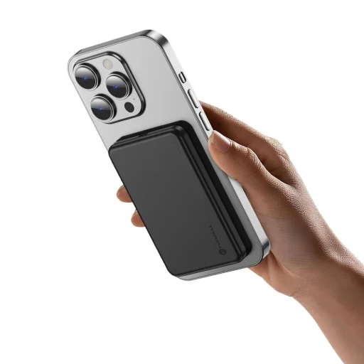 Forcell F-Energy Slim F5K9 QC4.0 PD3.0 15W 5000 mAh MagSafe kompatibilná powerbanka čierna - 6